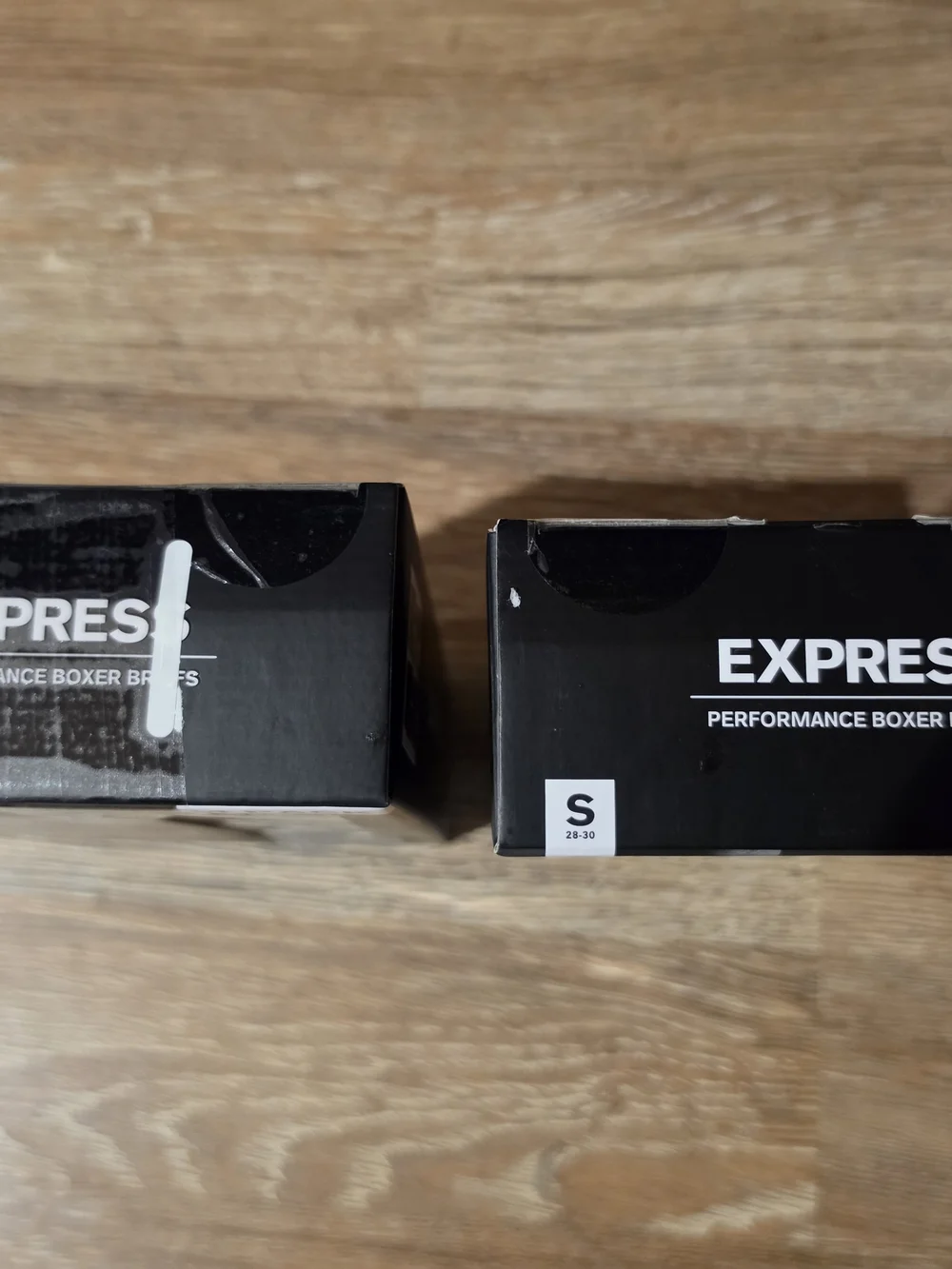 Express Men's Performance Boxer Briefs - Black & Gray (4-Packx2boxes)